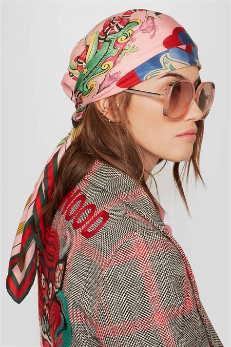 how to sell 2 gucci women's scarves online|Gucci handkerchief scarf.